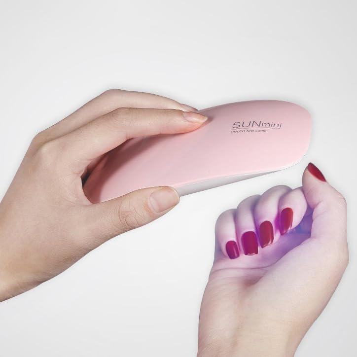 LOVHIDE SUNmini UV LED Nail Lamp for Quick Gel Polish Curing β Portable Mini Nail Dryer Machine for Home & Salon Use 3