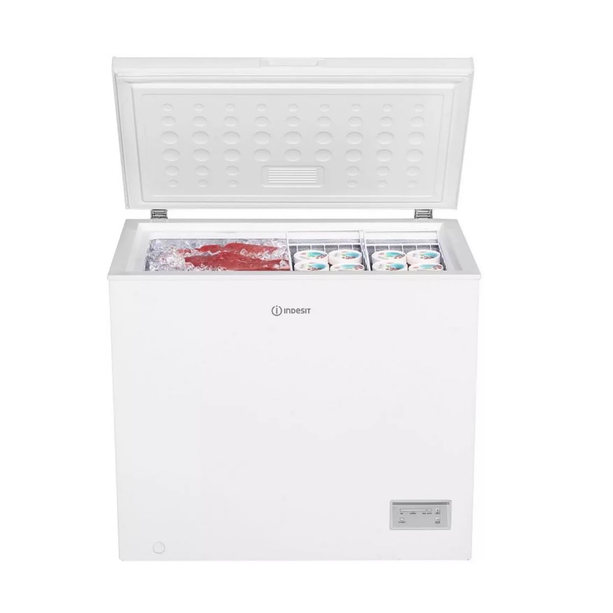 INCF1984E - Congelatore a Pozzetto, 198 litri, Congelamento 12 kg/24h, Classe energetica E