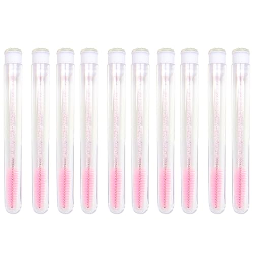 Brochas de cristal para pestañas, aplicador de maquillaje para extensiones de pestañas, cepillo de cejas