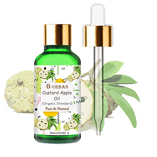 Image of B-URBAN Custard Apple Seed Oil 100% Natural Pure Undiluted Uncut Carrier Oil 30ml