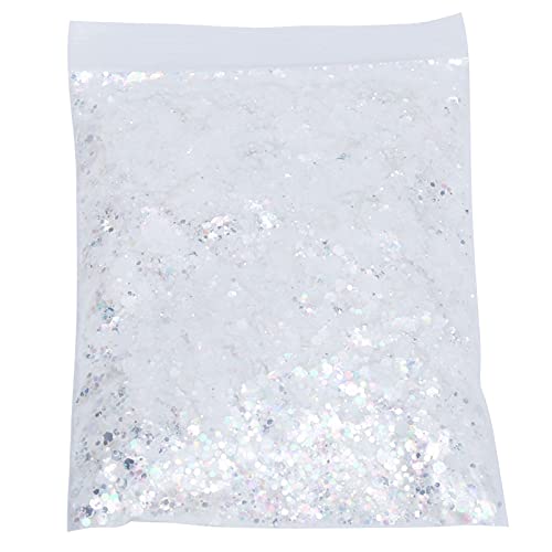 La Mejor Recopilación de Purpurina los más solicitados. 41 Confeti Plateado Hexágono Mhb - Lentejuelas de Fantasía en Bolsa de Plástico - Glitter para Manualidades