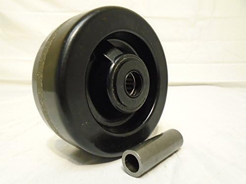 5" X 2" Phenolic Caster Wheel with Roller Bearing & Free 1/2" Bushing, Support 1,000 lbs, Perfect for Industrial & Institutional Industries, DYI Projects.