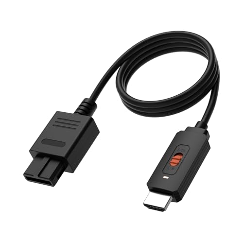 ZUZONG N64 Cable Adapter, N64 RCA Cable Plug and Play (Composite Video Cable for Connecting Classic Consoles to Older TVs and Displays image 3