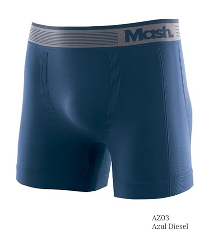 Cueca Boxer, Mash, Masculino, Azul Diesel, G