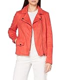Cecil Damen 211197 Kunstlederjacke, Pumpkin orange, 48