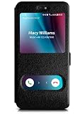FUNCIONALIDAD + DISEÑO: ofrece una protección de 360° al teléfono, es muy estable y robusta y permite una comodidad de uso insuperable gracias a su ventana para ver la pantalla y a un atril.
