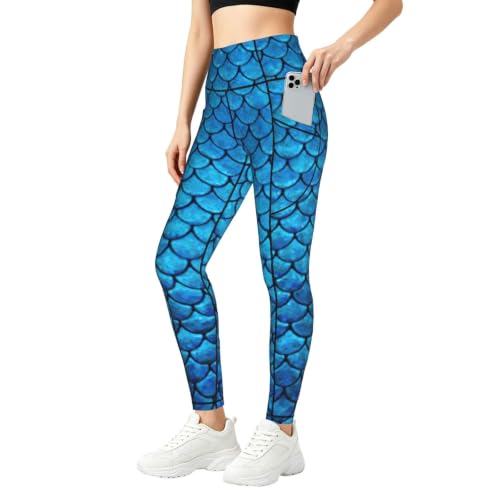 Pantalones de yoga no se transparentan mallas elásticas mujer con bolsillos entrenamiento