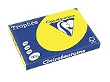 Clairefontaine Trophée A3 A3 (297×420 mm) Jaune papier jet d'encre - Papiers jet d'encre (A3 (297x420 mm), Photocopie, Jaune, 120 g/m², FSC)