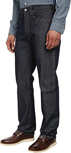 Image of Levi's 005010000 Men's 501 Original Shrink-To-Fit Jeans, Rigid - 31x31