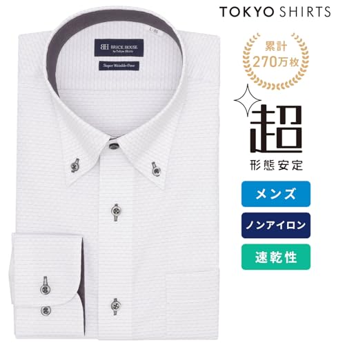 Amazon.co.jp: BRICK HOUSE(ブリックハウス): メンズシャツ 長袖 L41-82
