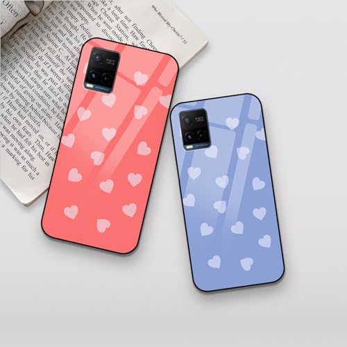 Image of COLORflow Back Cover Compatible with Vivo Y21 2021 / Y33s / Y21s | Heart Celestial Customized | Shockproof TPU Bumper with Camera Protection Back Cover Compatible with Vivo Y21 2021 / Y33s / Y21s