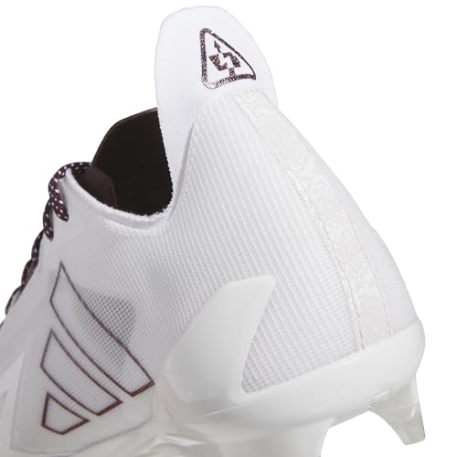 Adidas Men's Adizero Electric American Football, White/Team Maroon/White, 9.5 by adidas - Image 6