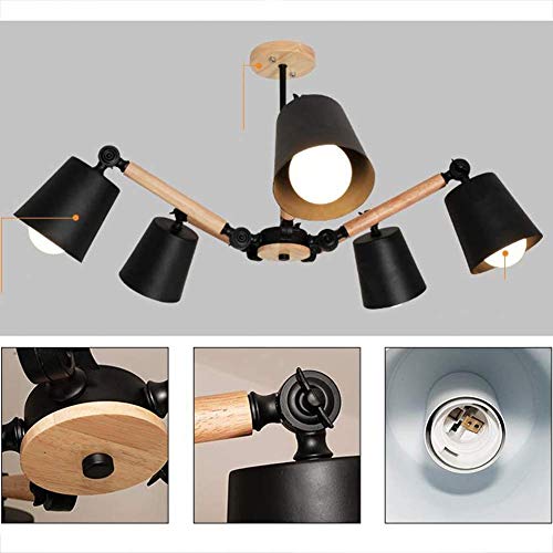 Lámpara de techo para comedor y cocina con diseño nórdico simple de 3 luces 6
