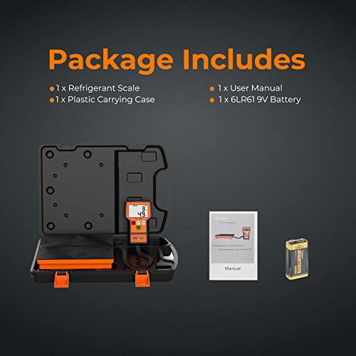 Elitech Lmc-100F Refrigerant Charging Weight Scale High Precision For Hvac With Case 110Lbs #TOP6