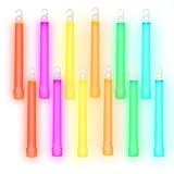 [Fiore Felice] ケミカルライト ペンライト 光るブレスレット BIG極 フラッシュ MAX コンサート ライブ 6inch 15cm長 6色 12本 夏祭り 学園祭 文化祭 花火大会 結婚式 イベント フェス ハロウィンクリスマス 夜遊び 防災グッズにも