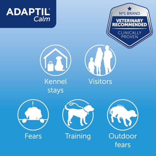 ADAPTIL Calm Home Diffusor mit 30-Tage-Nachfüllung, beruhigender & ängstlicher Hund, Antistress