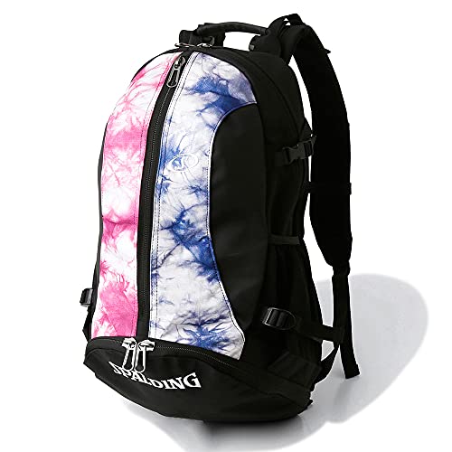 SPALDING(スポルディング) バスケットボール ケイジャー タイダイオーセンティック バスケ バスケット ブラック×マゼンタ