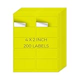 YIKIADA Neon Yellow Printable...