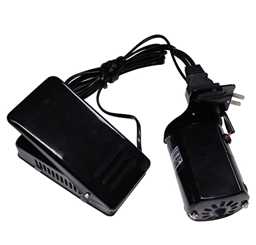 HimaPro Home Sewing Machine Motor(Black) with Foot Pedal, Motor Belt, Bracket, Bolts, and Carbon Brush by HimaPro - Used condition - US$23.87