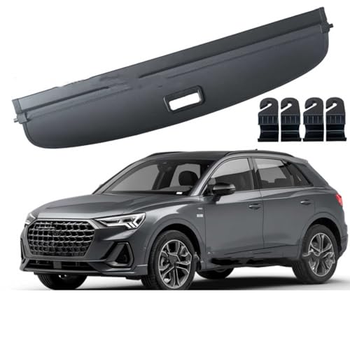ZWBC Housse Colis Cargo pour Audi Q3 2019-2024, Coque Cache-Bagages Imperméables Panneau de Bouclier de Sécurité Accessoires