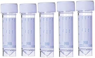Noondl Urine Sample Bottles with Screw Top and Labels 5 Bottles