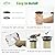 JOFIOS Solar Post Cap Lights Outdoor 12pack, Waterproof Solar Powered Deck Fence Post Lights for 4x4 Wood/Vinyl Posts, Solar Outdoor LED Light with Cool/Warm Lighting Decorate Garden Patio Porch…