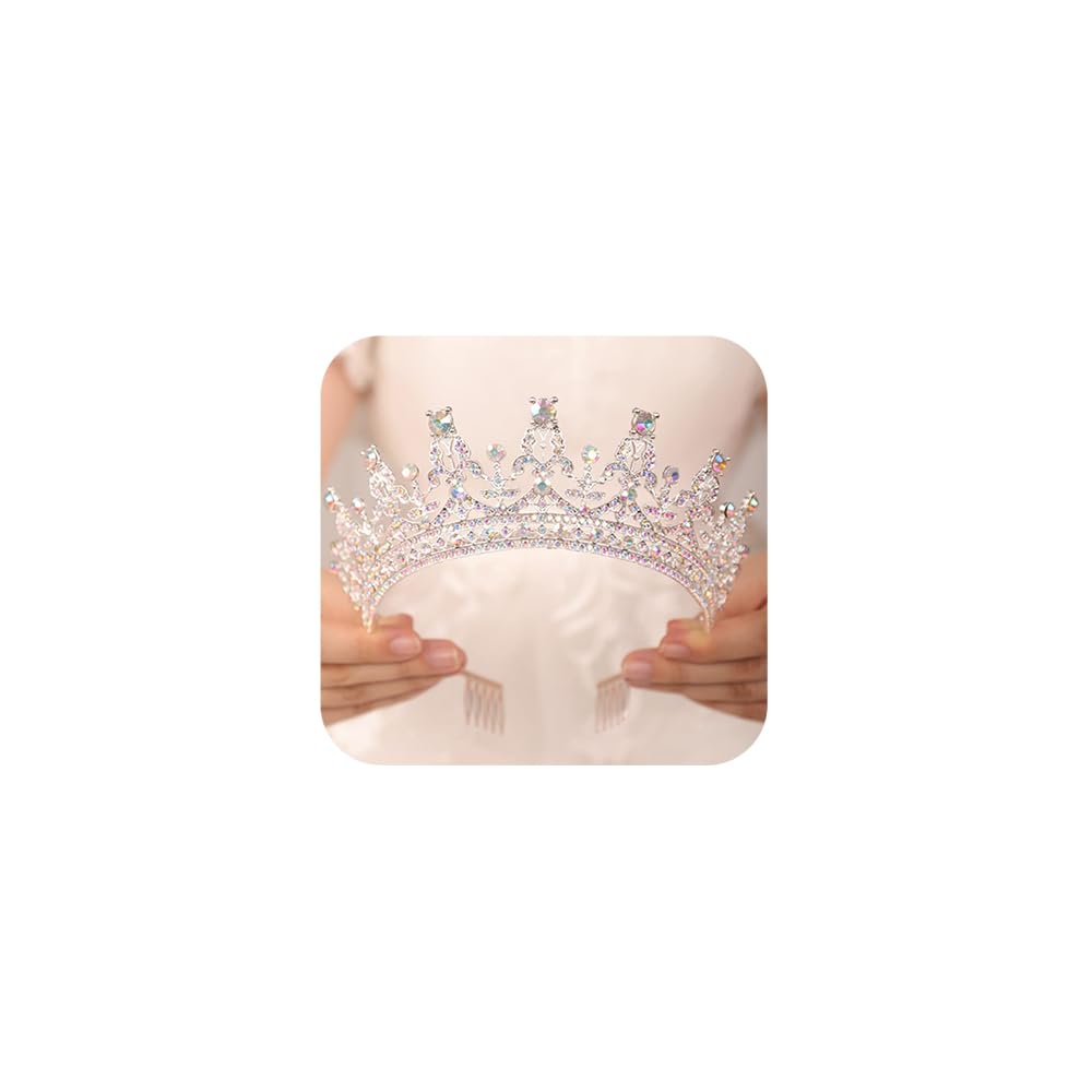 TIARE DE LA Couronne Baroque Diadème Pour Les Femmes Tiara