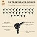 SAP HAPPY Maple Sap Spiles (25 Count) — 5/16” Tree Saver Taps for Maple Trees, Food-Grade Polymer with Friction-Fit Seal | Reusable Ecolo Tapping Spouts, Connects to 5/16” Tubing