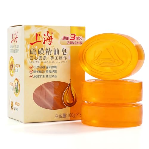 Bee & Flower Sulfur Soap with Essential Oils