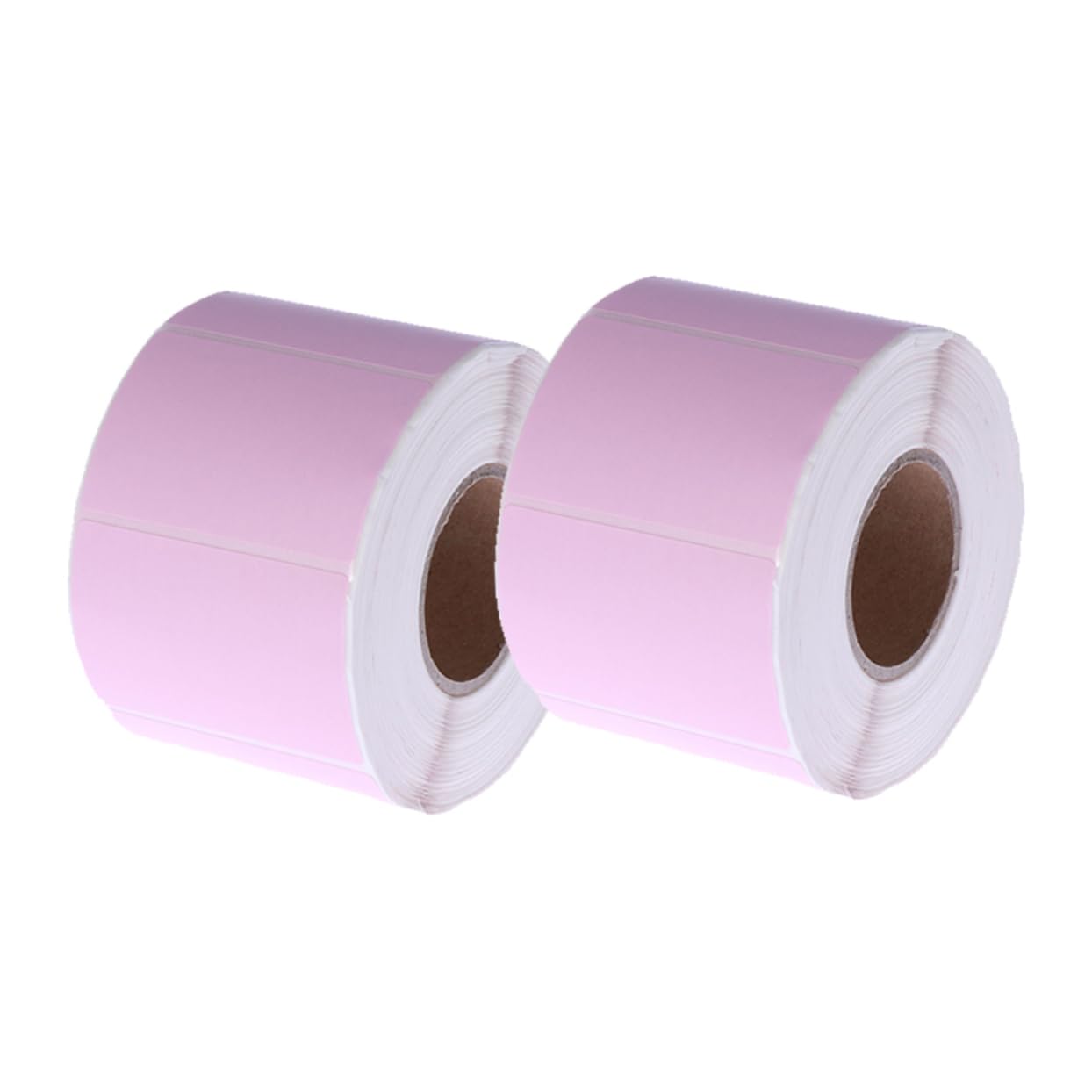 Etichette Termiche Rosa 60x40 Mm, 2 Pezzi Autoadesive | Carta Termica, Stampa Codice a Barre, Informazioni Chiare e Resistenza All'acqua