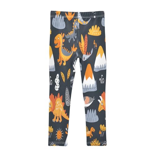 Bolaz Toddler Girls Leggings Printed Yoga Pants Leggings Cute Dinos Mountain for Kids2