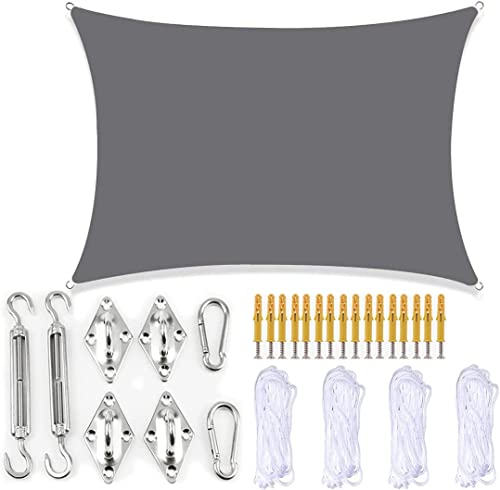 Voile d'ombrage protection UV 95% pour solutionner la chaleur du balcon