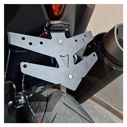 Support de Plaque d'Immatriculation T-Max Résistant aux Vibrations avec Feu LED