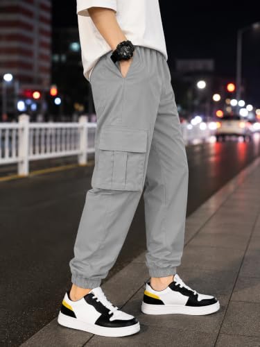 Image of TAGAS Boys Side Pocket Cargo Pant|| CargoPants|| Regular Slim Pant for Kids ||Relaxed Trouser ||Joggers Pant for Men ||Boy Loose Comfortable Cargos|