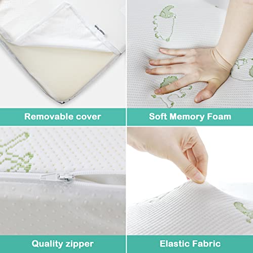 Pack N Play Mattresses, Portable Pack And Play Mattress Topper, Memory Foam Playpen Mattress With Removable Cover, Quiet And Odorless Playard Mattress Fits Pack N Play, 38"X26"X3"(Lion) #TOP6