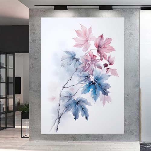 Toile murale fleur moderne de 50 x 70 cm pour décoration de bar