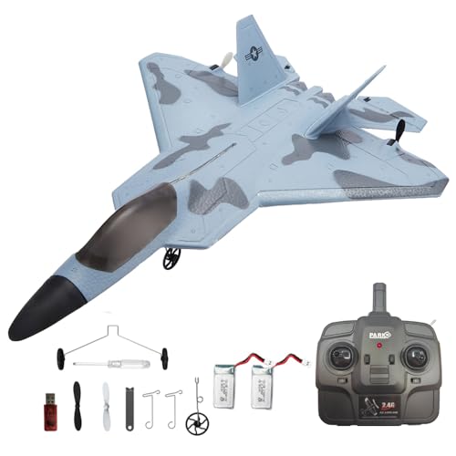 2024 New F22 2.4G 4CH 3D6G RC Airplane WLtoys A180 Upgrade Version LED Light with Gyroscope Out Door Toys, Camouflage