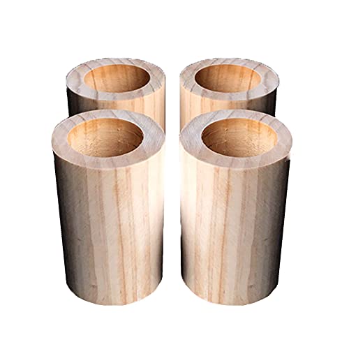 Pulaif - Elevadores de escritorio, patas de mueble de 10 cm de altura, almohadillas de elevación de cama, elevadores de muebles, elevadores de oficina, elevadores de mesa, patas flexibles (4,8 cm)