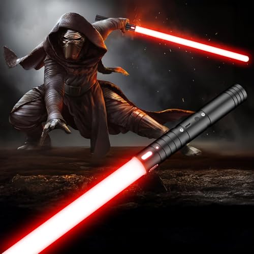 FunGeneTEC Sable de Luz, 2 En 1 Espada Laser 15 Colores, Espada