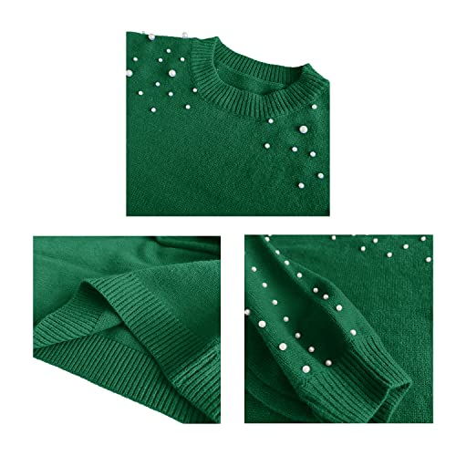 Image of ANCAPELION Women's Casual Sweater Pullover Winter Basic Sweatshirt Long Sleeve Cozy Knitted Jumper Tops Loose Fit