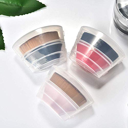 Foundation Makeup Brush Flat Top Kabuki Hexagon Face Blush Liquid Powder Foundation Brush for Blending Liquid, Cream or Flawless Powder Cosmetics(pink)