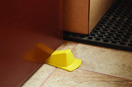 Giant Foot Door Stop, Heavy Duty No Slip, Doors Up To 2" Clearance, Yellow, Model: 00966 #TOP3