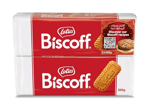 Lotus Biscoff | Caramelized Biscuit Cookies | 250g each By Savoy Impex Pack of 2