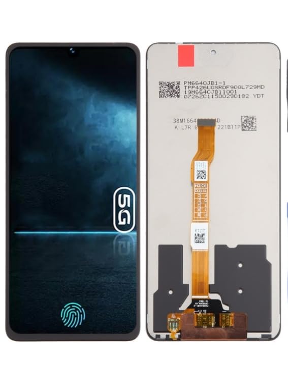 Image of Heaven Original Amoled Display with Touch Screen Compatible for VIVO IQOO Z7 | Fingerprint Support | Best NO 1 Doubtless Quality Display Glass Combo Folder
