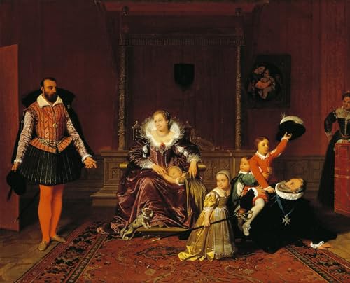 Art portrait Henri IV Ingres : poster 60x90cm pour salon chic