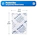 Dry & Dry 10 Gram [50 Packets] Silica Gel Packets, Desiccants - Rechargeable Fabric Silica Gel Packs, Silica Gel, Silica Packets, Desiccant Packs for Storage