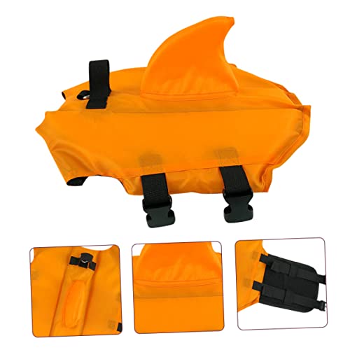 Dog Shark Life Vest Swimsuit Small Dog Water Vest Dog Buoyancy Aid Puppy Swimming Costume Dog Swimming Costume Puppy Swimming Vest Dog Vest Float Inflatable Vest Nylon Puppy #TOP2