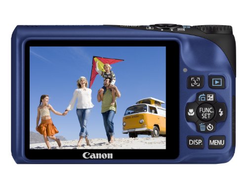 Canon PowerShot A2200 Digitalkamera (14,1 MP, 4-fach opt, Zoom, 6,9cm (2,7 Zoll) Display) blau – Bild 4