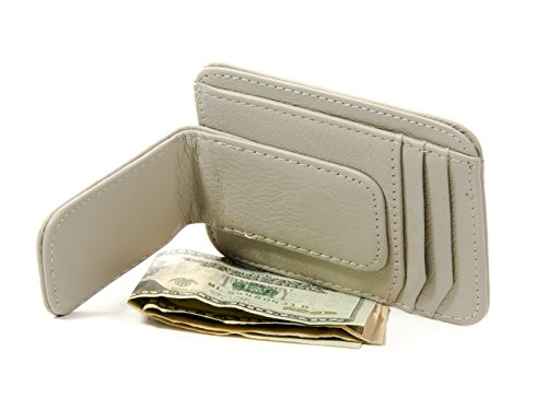 Image of Goson Leather Money Clip Wallet for Men, Front Pocket Wallet, Credit Card Holder, Slim Minimalist Wallet