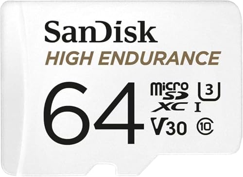 microSD�J�[�h 64GB UHS-I U3 V30 Class10 �h���C�u���R�[�_�[ �Ď��J���� ���ϋv High Endurance SDSQQNR-064G-GN6IA & SOLOFIS �}���`�N���[�i�[(Micro SD�J�[�h 64GB)